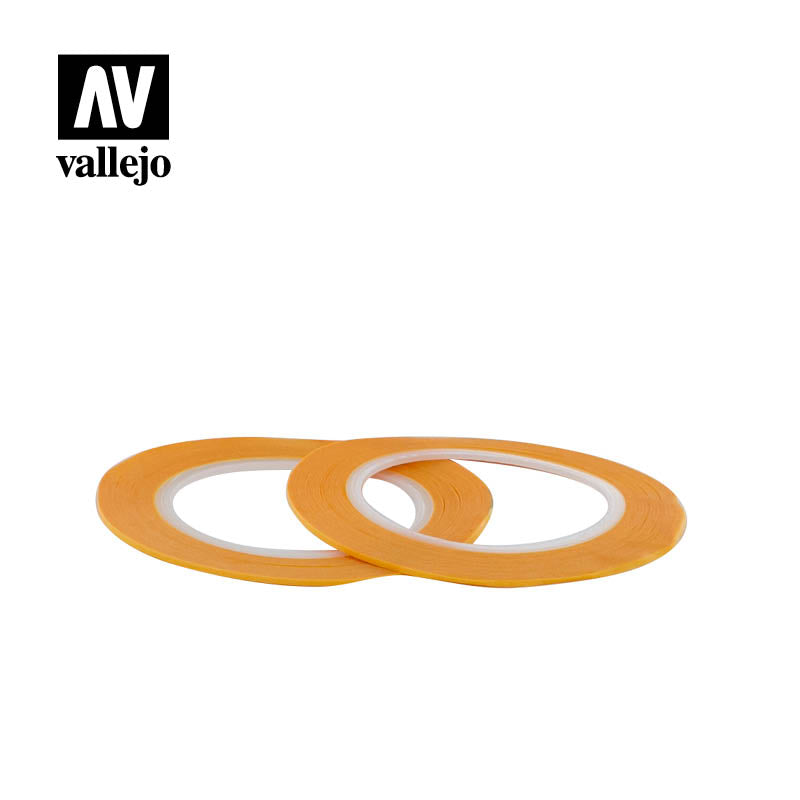 VALLEJO CINTA DE ENMASCARAR DE 1mm X 18mts.
