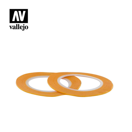VALLEJO CINTA DE ENMASCARAR DE 1mm X 18mts.