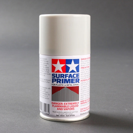 TAMIYA SURFACE PRIMER PLASTIC / METAL GRIS