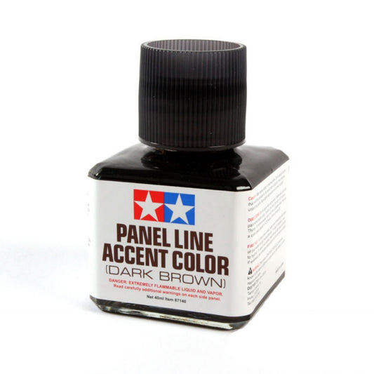 TAMIYA PANEL LINE ACCENT COLOR DARK BROWN