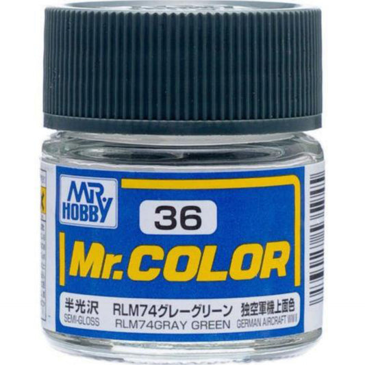 GUNZE SANGYO / MR HOBBY MR COLOR RLM74 GRUNGRAU 036