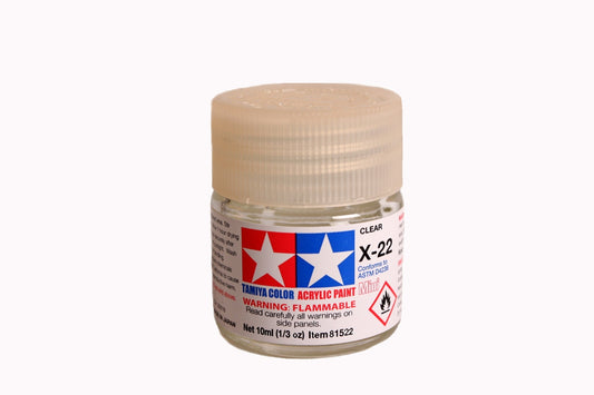 TAMIYA ACRILICA X22 CLEAR (TRANSPARENTE GLOSS)