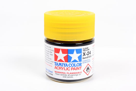 TAMIYA ACRILICA X24 CLEAR YELLOW (JARRA GRANDE) 23ml.