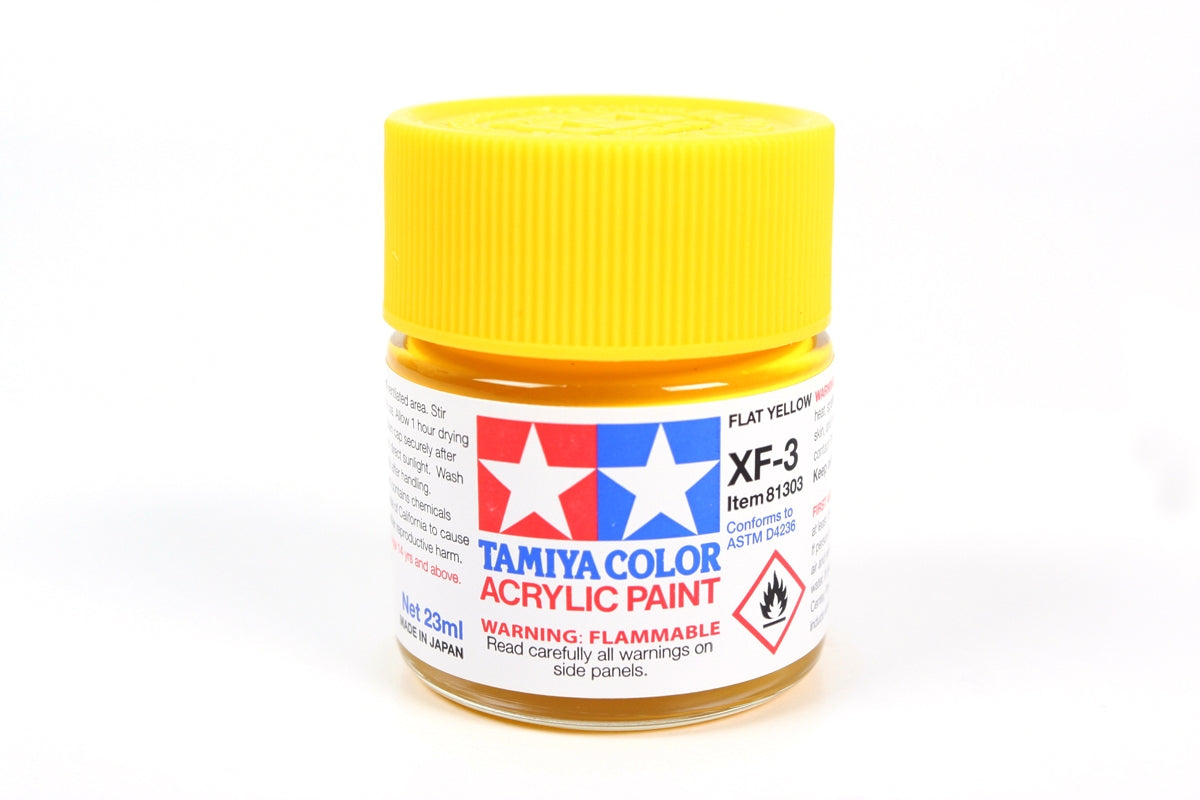 TAMIYA ACRILICA XF3 YELLOW FLAT (JARRA GRANDE) 23ml.