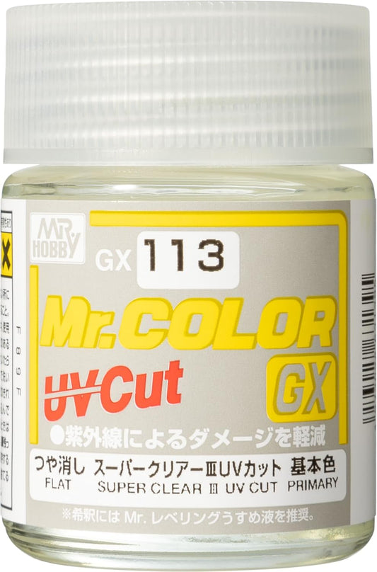 GUNZE SANGYO / MR HOBBY GX113 Flat Super Clear III UV Cut