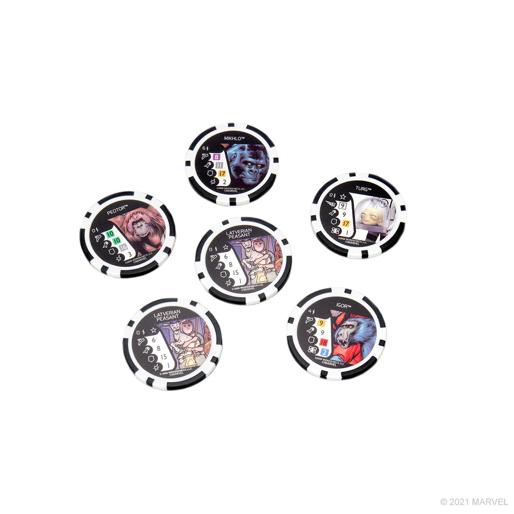 WIZKIDS Marvel HeroClix: Fantastic Four Future Foundation Dice and Token Pack