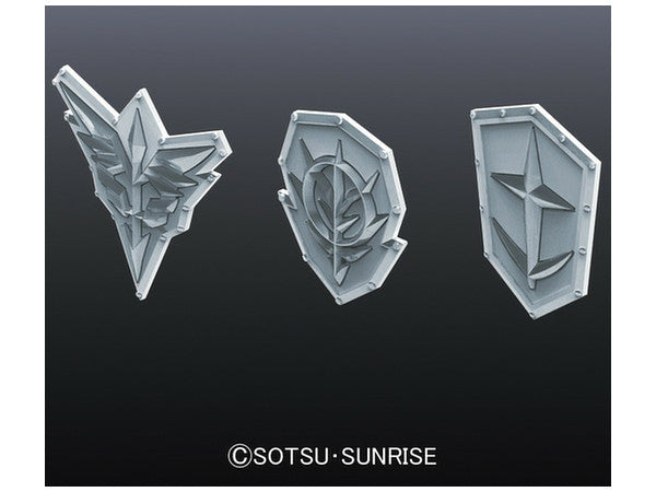 BANDAI 1/144 - 1/100 Builders Parts HD: MS EMBLEM RELIEF #01 GRIS
