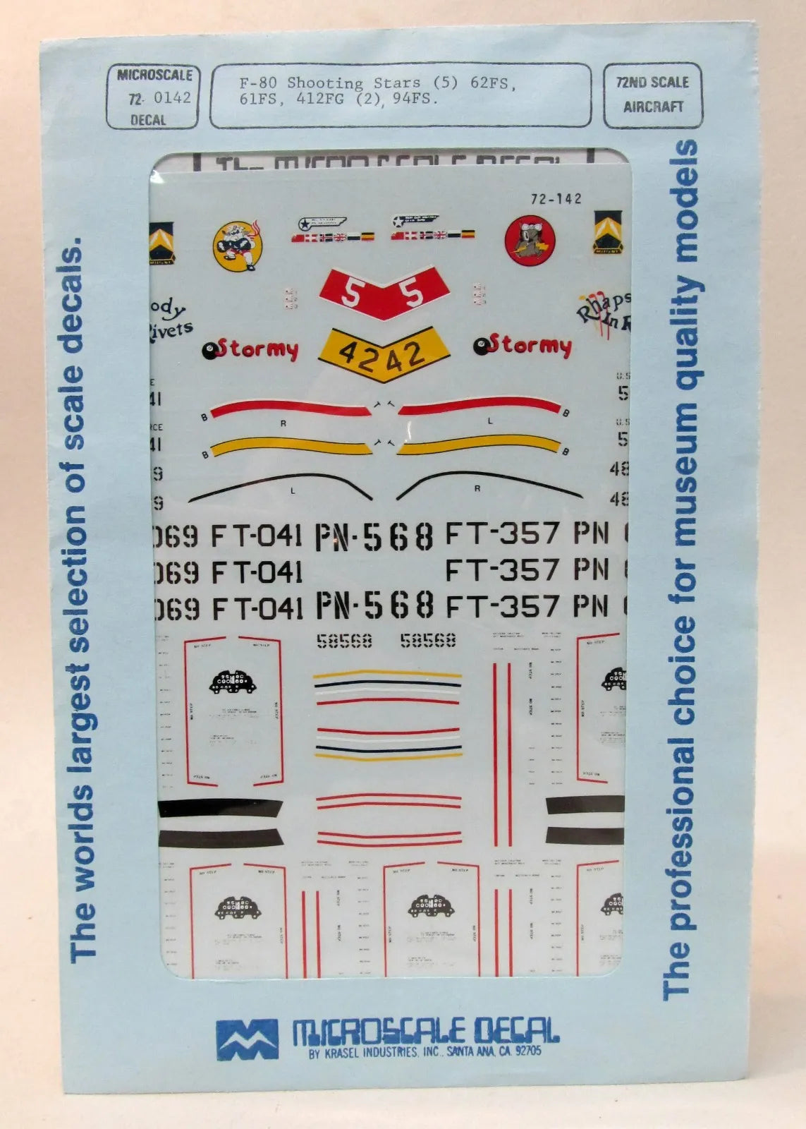 DECALS 1/72 MICROSCALE T-80 SHOOTING STAR