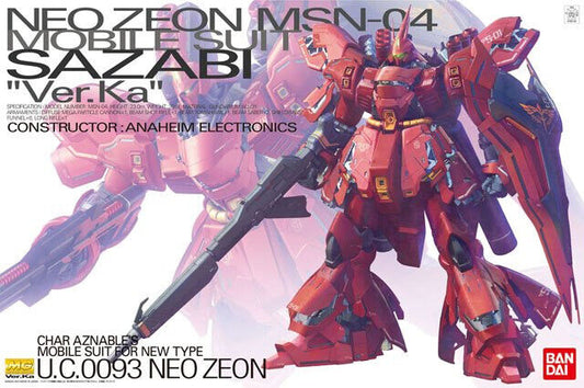 BANDAI MG 1/100 Neo Zeon MSN-04 Sazabi "Ver. Ka"
