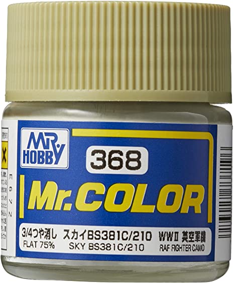 GUNZE SANGYO / MR HOBBY MR COLOR SKY BS381C/210 RAF C368