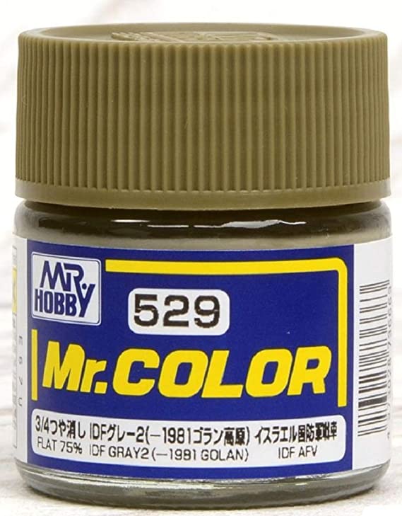 GUNZE SANGYO / MR HOBBY MR COLOR IDF GRAY 2 1981 - GOLAN C529