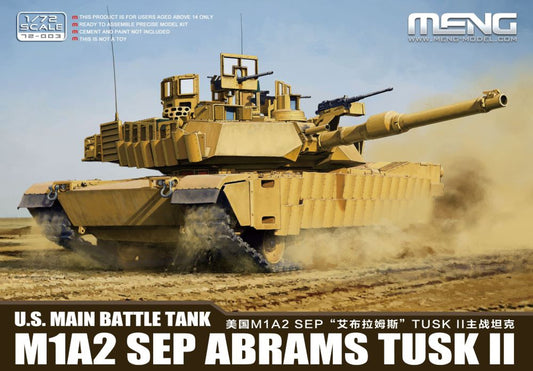 MENG 1/72 M1A2 ABRAMS SEP TUSK 2