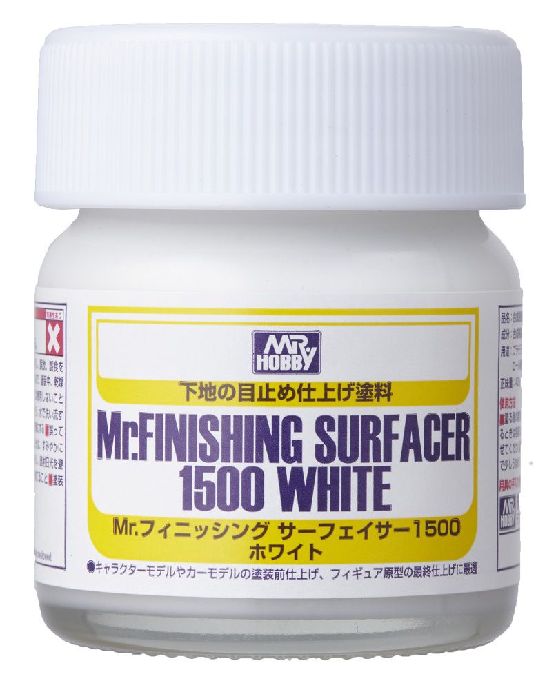 GUNZE SANGYO / MR HOBBY MR. FINISHING PRIMER/SURFACER 1500 WHITE