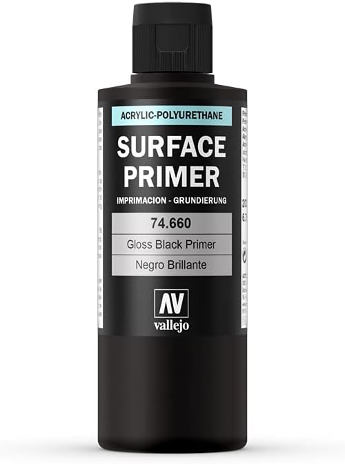 VALLEJO SURFACE PRIMER ACRILICO BLACK 200ml.